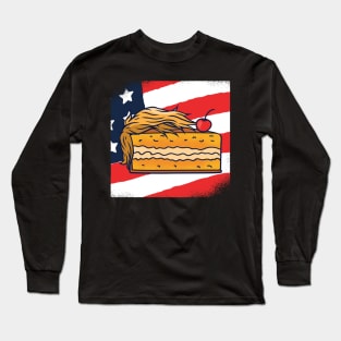 Trump Pie Comedy Parody Tshirt Long Sleeve T-Shirt